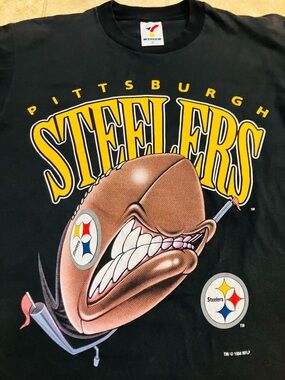 Vintage Pittsburgh Steelers 1994 Artex NFL T Shirt Size M Unique Rare Find
